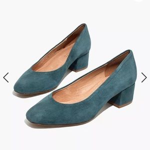 Madewell the Raquel Pump in Suede